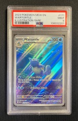 PSA 9 MINT Wartortle 171/165 Scarlet & Violet 151 Pokemon Graded Card